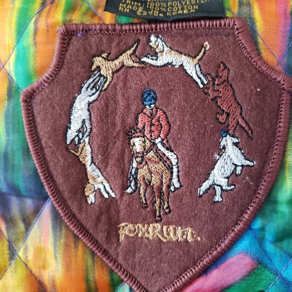 SOLD FoxRun Womens Jacket Small Purple Quilted Corduroy Collar Snap Front Pocket - Picture 8 of 10